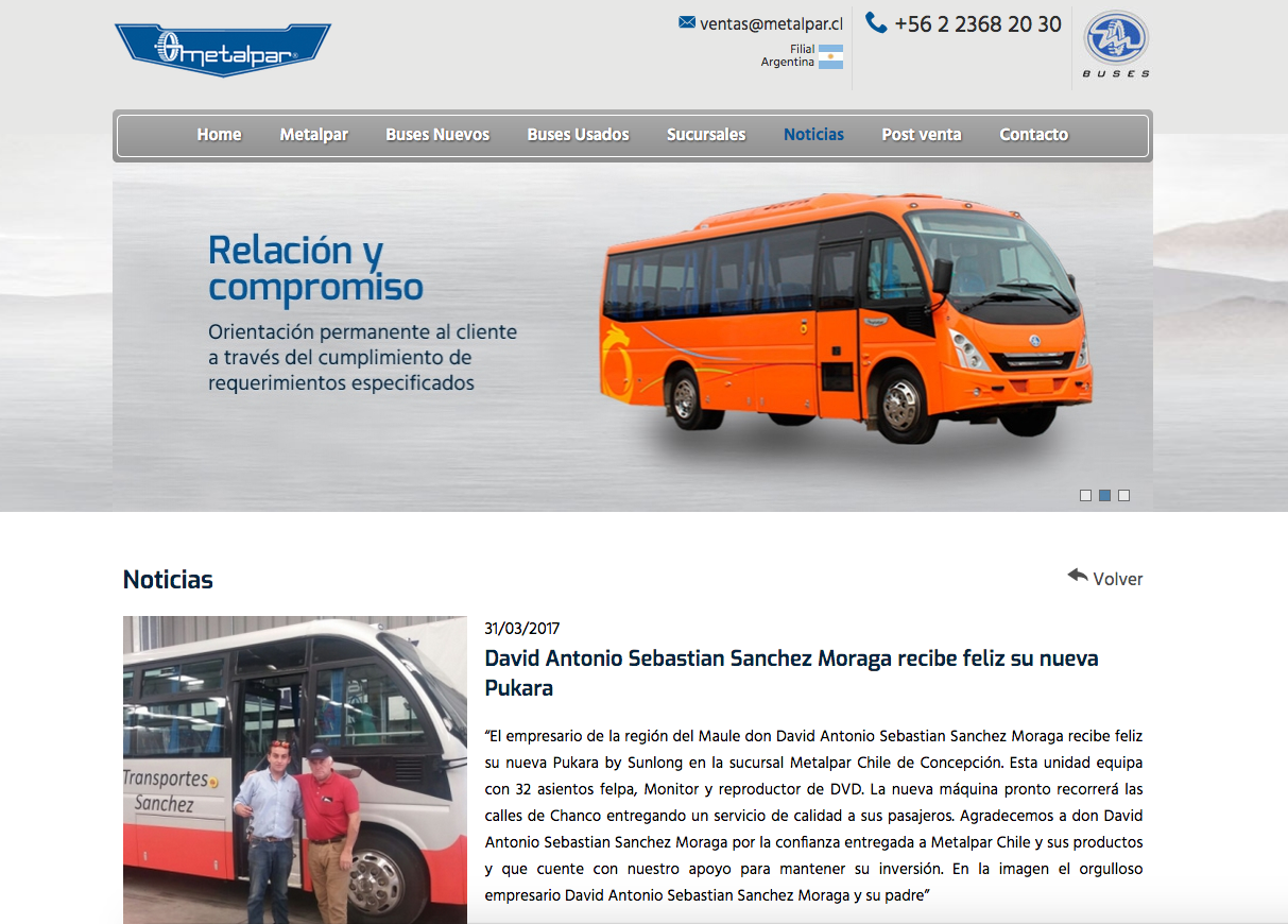 Buses de turismo en la RM